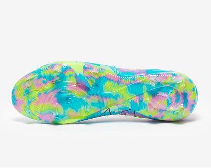 PUMA Future 8 Ultimate FG Brilliance - Blanc/Fizzy Apple/BLeu/Magenta pur ÉDITION LIMITÉE
