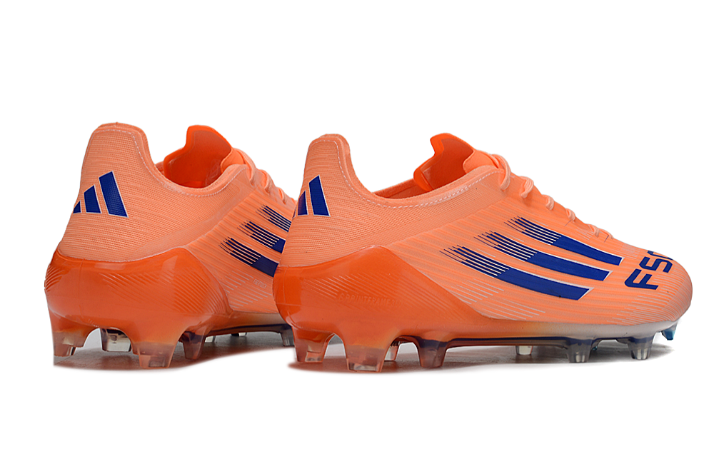 Adidas F50 Elite FG Coral Blaze - Beam Orange/Bleu/Blanc