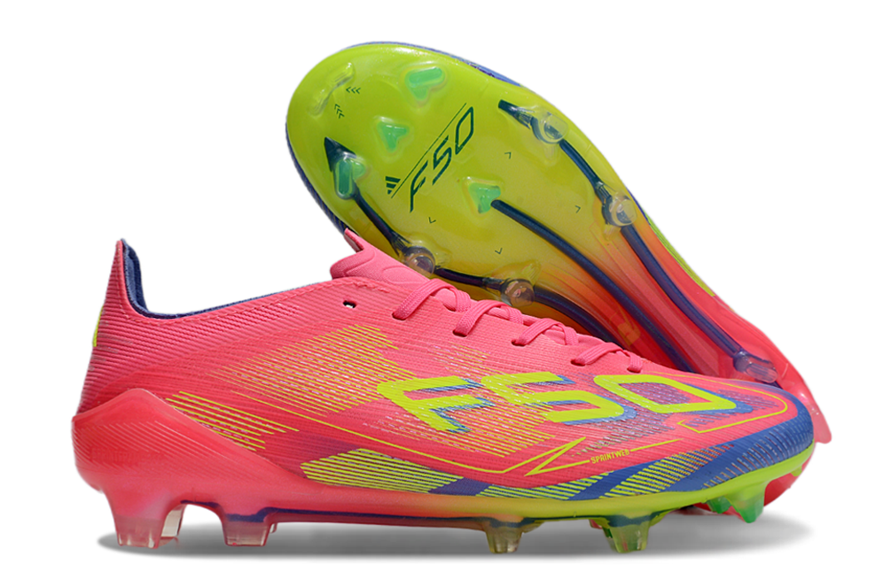 Adidas F50 Elite FG Mystic Victory - Rose/Vert/Blue Fusion