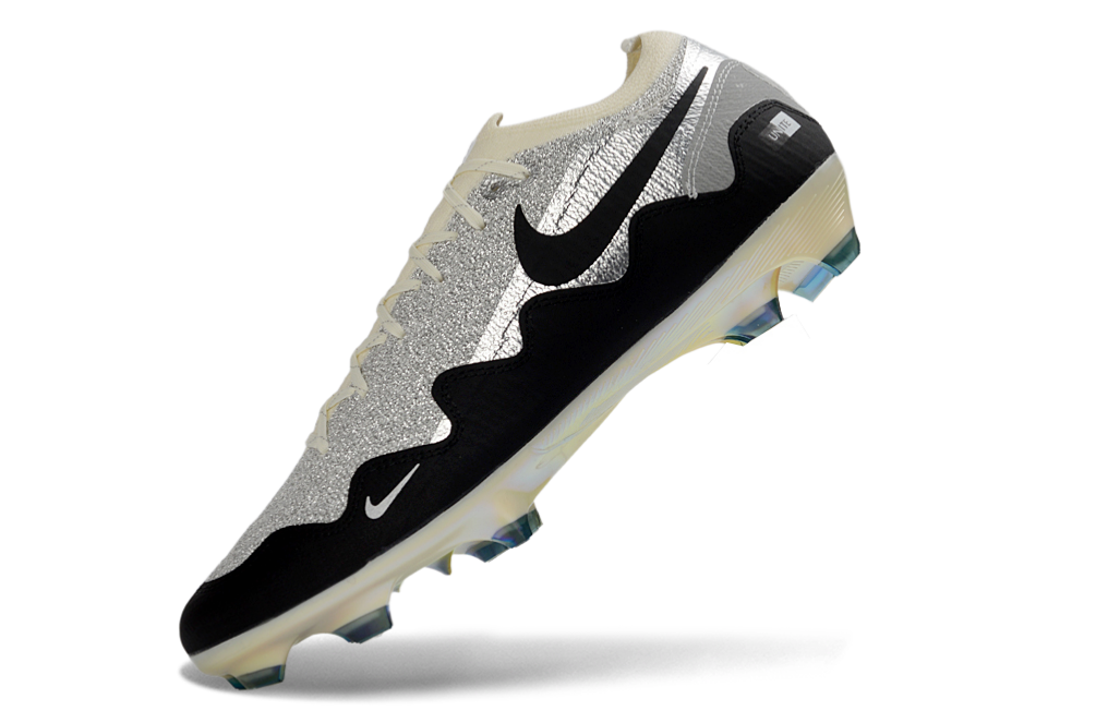Nike Air Zoom Mercurial Vapor 16 Elite FG Patta - Chrome/Noir/Blanc ÉDITION LIMITÉE