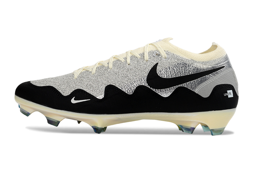 Nike Air Zoom Mercurial Vapor 16 Elite FG Patta - Chrome/Noir/Blanc ÉDITION LIMITÉE