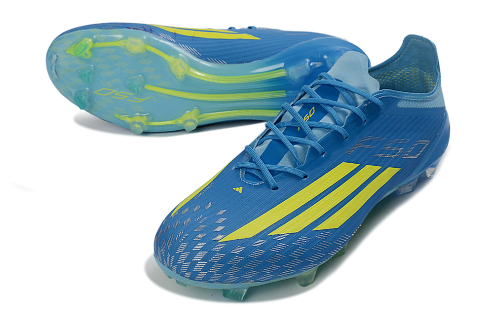 Adidas F50 Elite AG Ice Cold Precision - Lucid Ray Blue/Jaune/Light Utility Aqua