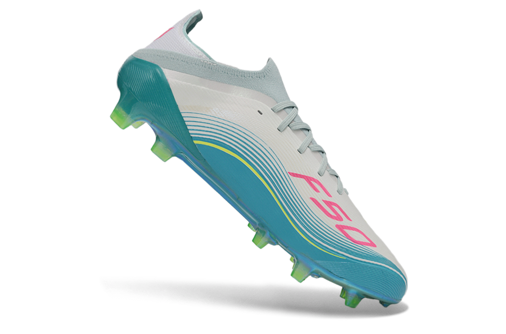Adidas F50 Messi Elite FG Aurora Radiante - Blanc/Rose/Turquoise