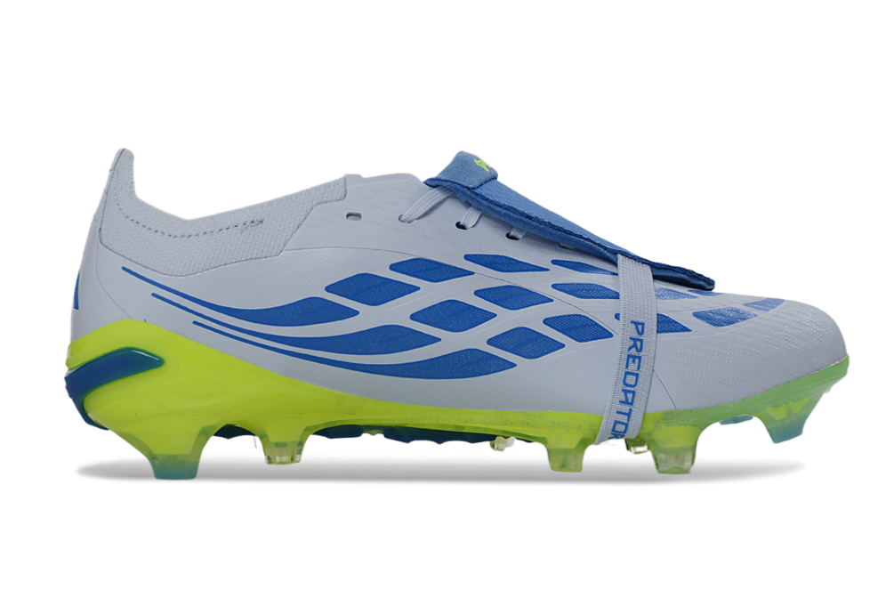 Adidas Predator Elite Fold-over Tongue FG Ice Cold Precision - Crystal Sky/Ray Blue/Jaune