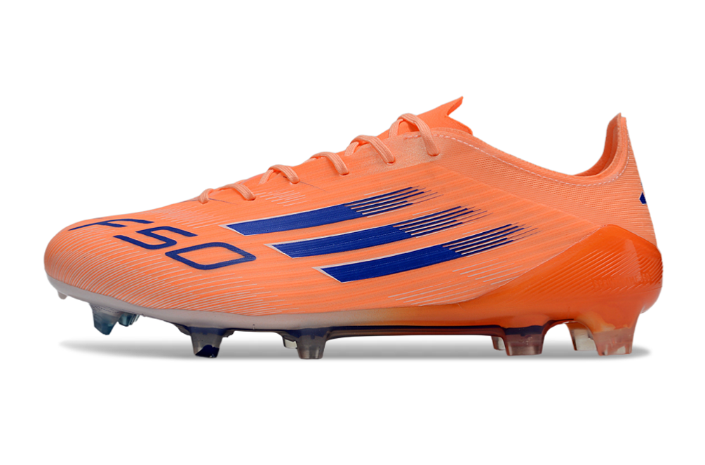 Adidas F50 Elite FG Coral Blaze - Beam Orange/Bleu/Blanc