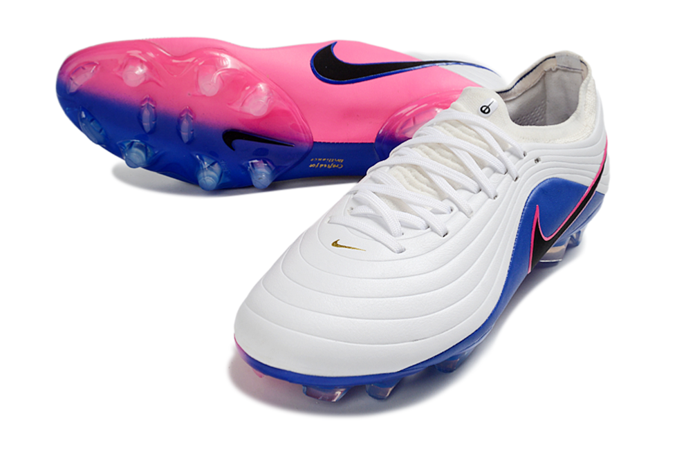 Nike Tiempo Maestro Elite FG Attack - Blanc/Noir/Bleu/Rose