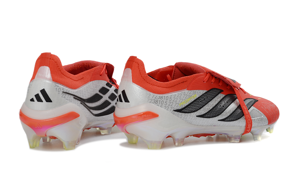 Adidas Predator Elite Fold-over Tongue FG Unlocked - Lucid Red/Noir/Blanc ÉDITION LIMITÉE