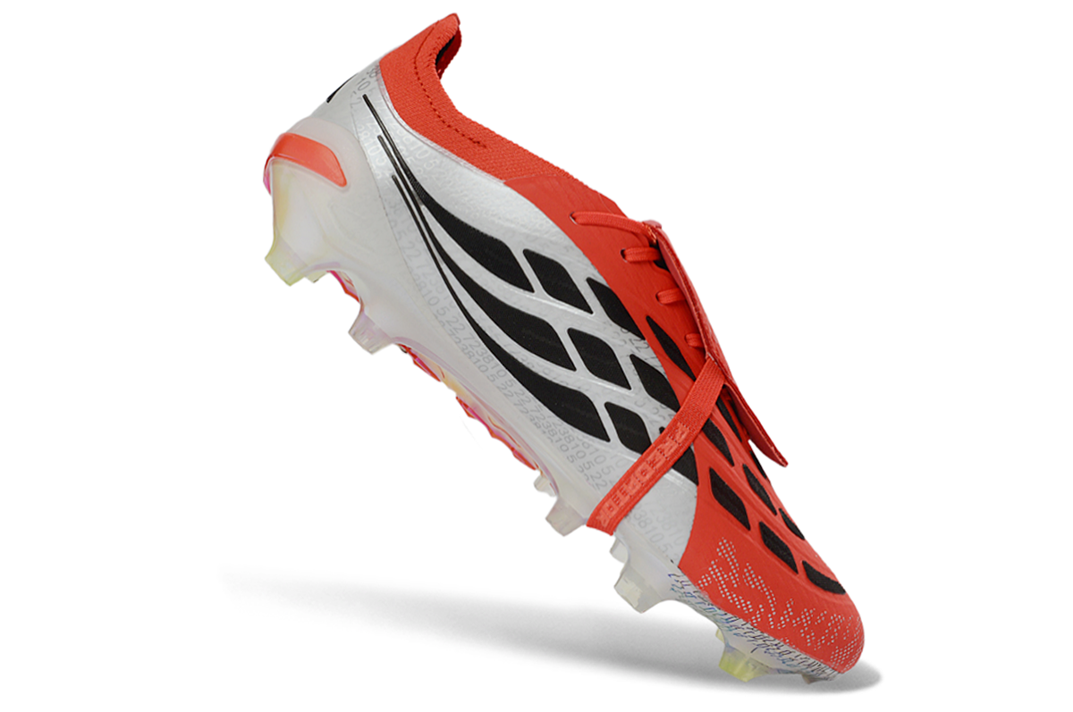 Adidas Predator Elite Fold-over Tongue FG Unlocked - Lucid Red/Noir/Blanc ÉDITION LIMITÉE