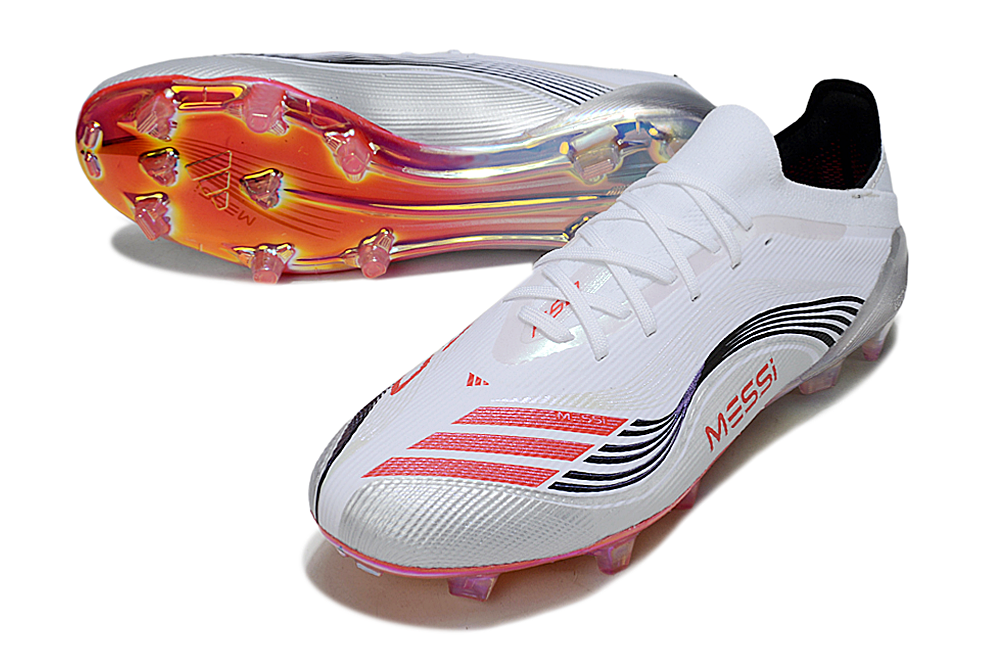 Adidas F50 Messi Elite FG Prestig10 - Blanc/Lucid Red/Argenté