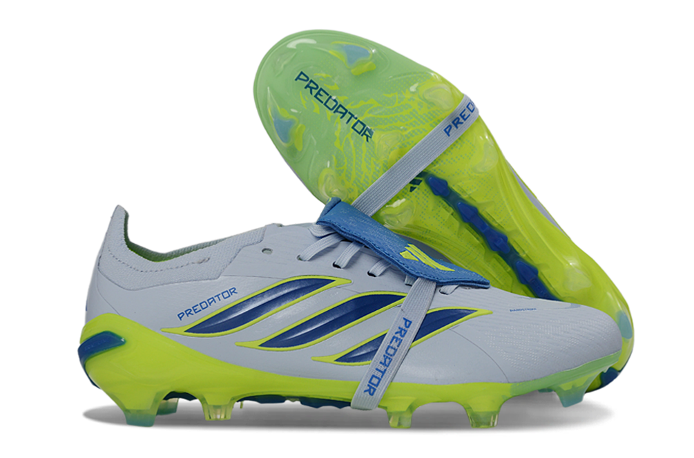 Adidas Predator Elite Fold-over Tongue FG Ice Cold Precision - Crystal Sky/Ray Blue/Jaune
