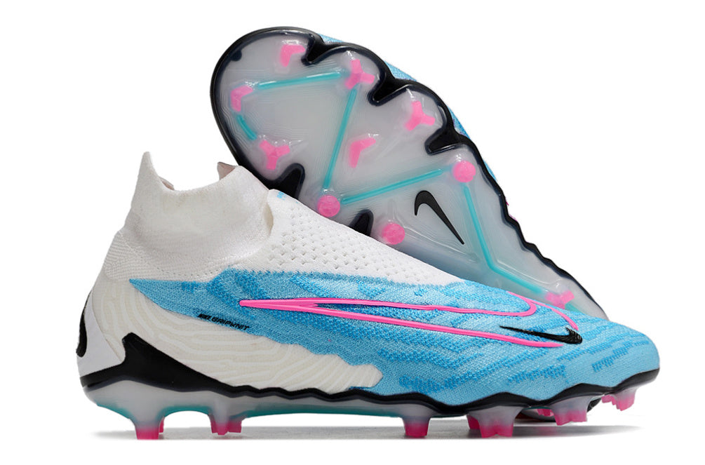 Nike Phantom GX Elite DF SG-PRO Anti-Clog Blast - Bleu/Rose/Blanc/Bleu