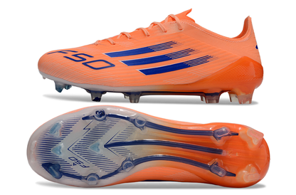 Adidas F50 Elite FG Coral Blaze - Beam Orange/Bleu/Blanc