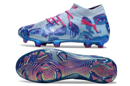 PUMA Future 8 Ultimate FG Coupe du Monde des Clubs X Kidsuper - Day Dream/Bleu/Lapis-lazuli ÉDITION LIMITÉE
