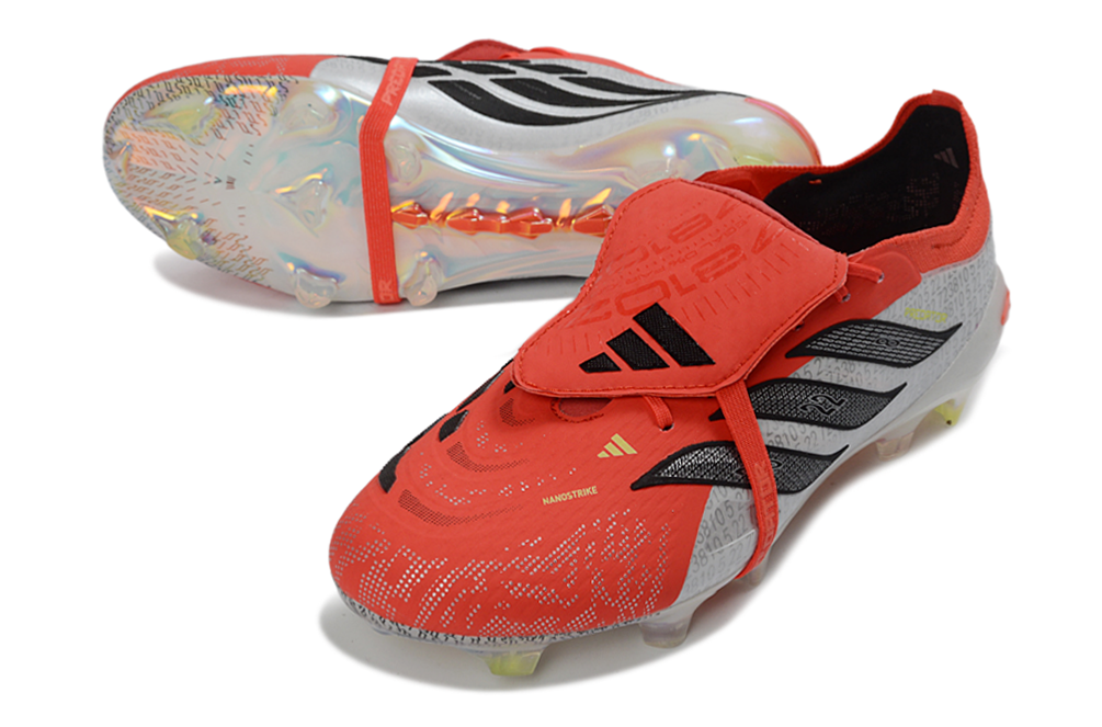 Adidas Predator Elite Fold-over Tongue FG Unlocked - Lucid Red/Noir/Blanc ÉDITION LIMITÉE