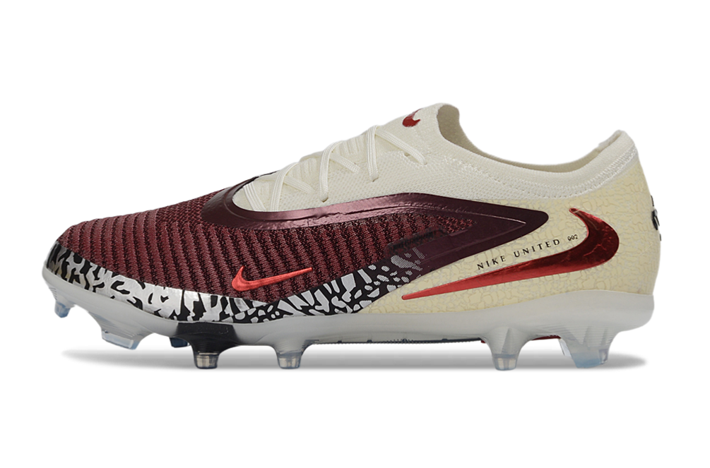 Nike Phantom 6 Low Elite United FG – Red/Fossil