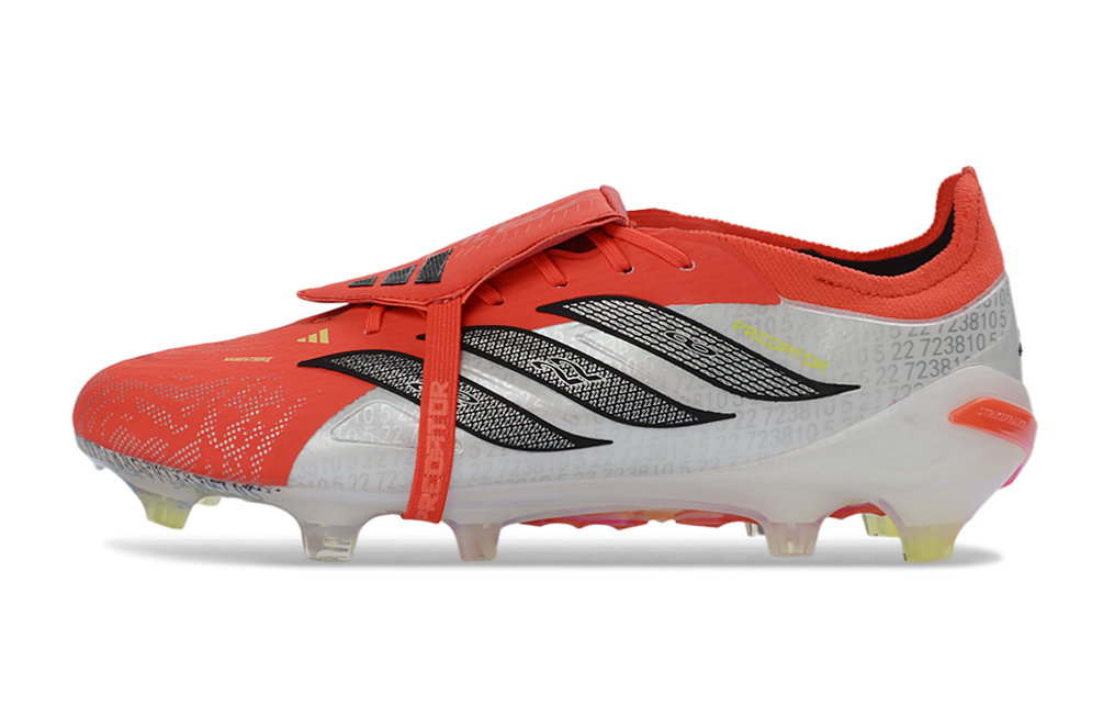 Adidas Predator Elite Fold-over Tongue FG Unlocked - Lucid Red/Noir/Blanc ÉDITION LIMITÉE