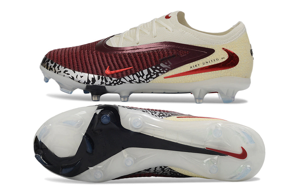 Nike Phantom 6 Low Elite United FG – Red/Fossil