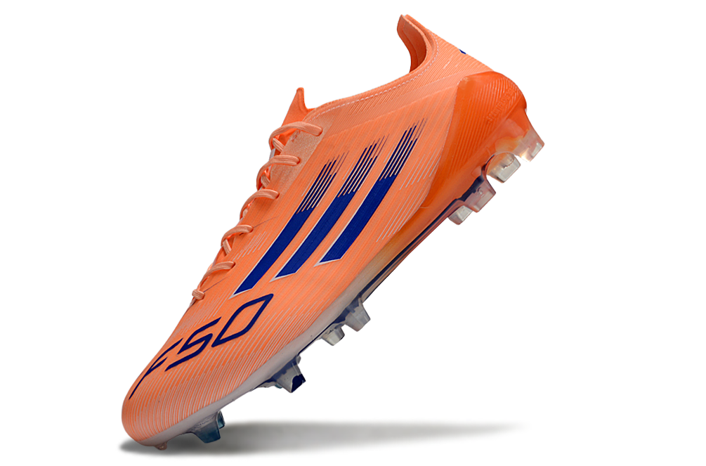 Adidas F50 Elite FG Coral Blaze - Beam Orange/Bleu/Blanc