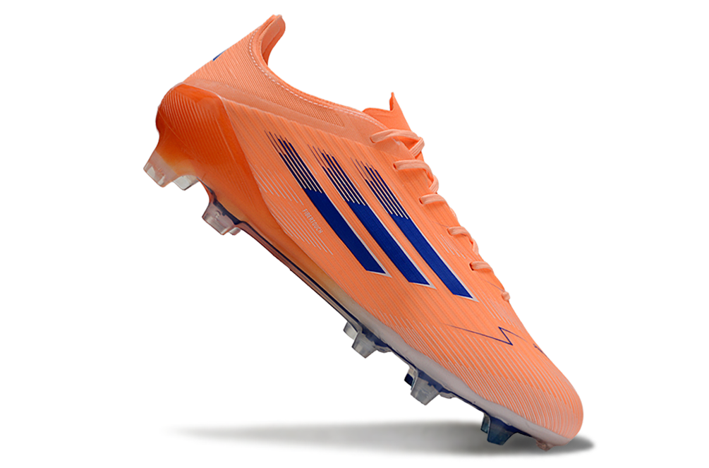 Adidas F50 Elite FG Coral Blaze - Beam Orange/Bleu/Blanc