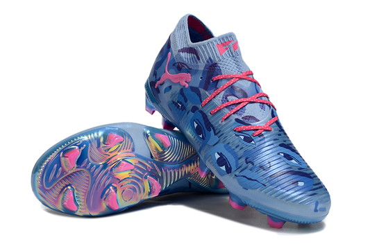 PUMA Future 8 Ultimate FG Coupe du Monde des Clubs X Kidsuper - Day Dream/Bleu/Lapis-lazuli ÉDITION LIMITÉE