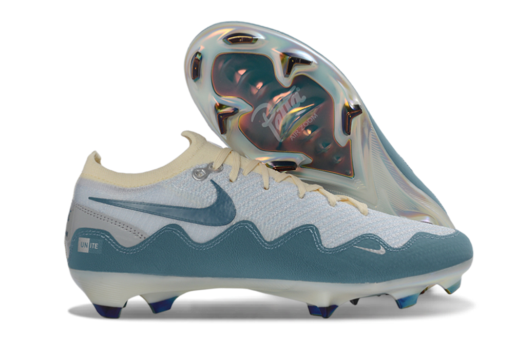 Nike Mercurial Vapor 16 Elite FG Patta - Chrome/Noise Aqua/Blanc