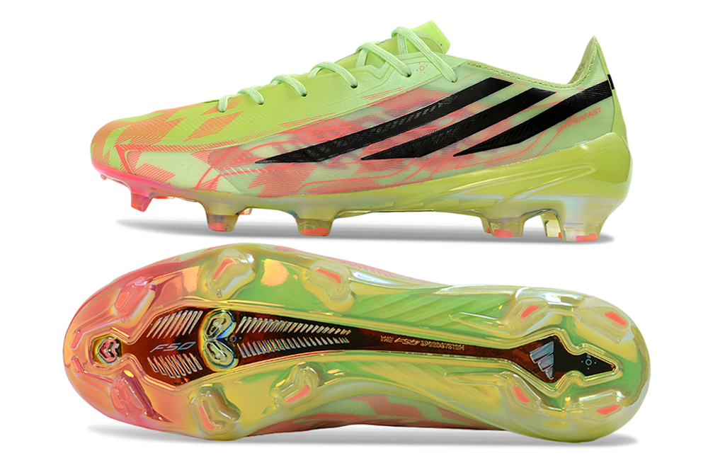 Adidas F50 Hyperfast Elite FG Too Light - Jaune/Noir/Solar Turquoise ÉDITION LIMITÉE