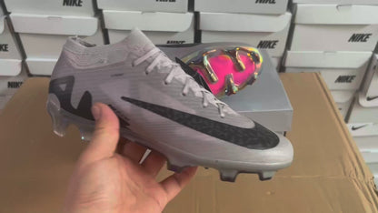 Nike Air Zoom Mercurial Vapor 15 Elite FG – Silver/Black Iridescent